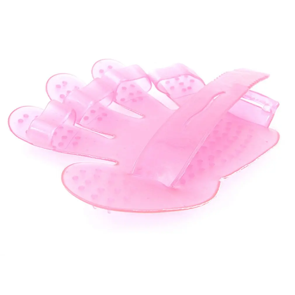 

New foreign trade factory direct supply pet five finger pet brush pet bath palm brush pet cleaning brush