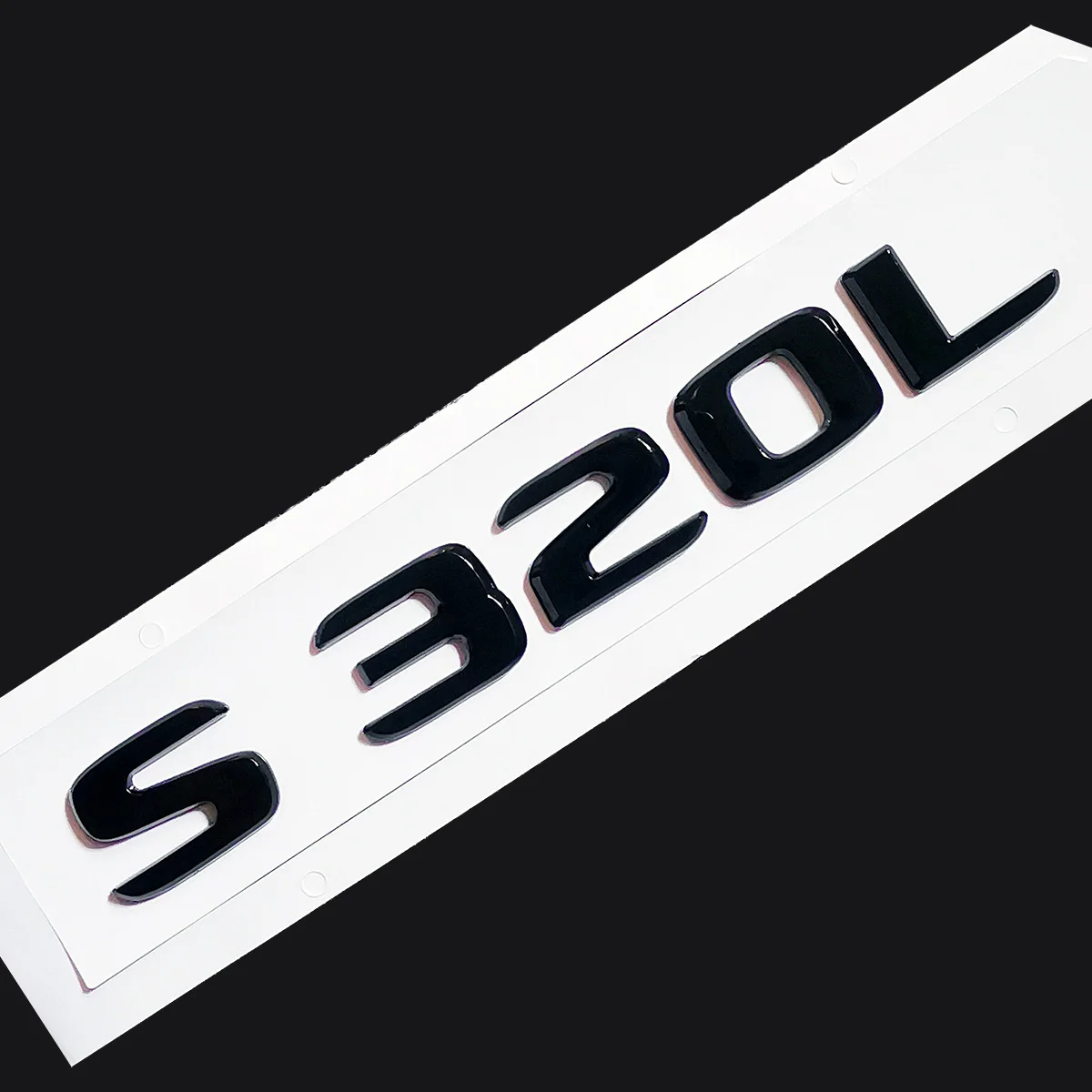 Оригинальный размер 1:1 эмблема заднего хвоста автомобиля с номером буквы стикер