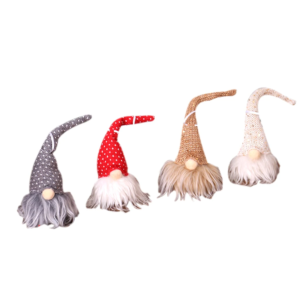 Кулоны вязаная шапка праздничные аксессуары лесная кукла мужчины со светом