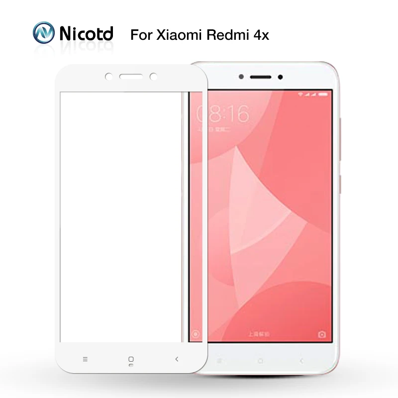 Полноэкранное защитное закаленное стекло для Xiaomi Redmi Note 4X 9H Защитная пленка redmi 4