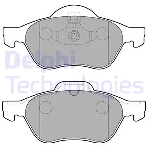 

DELPHI LP2252 BRAKE LINING ON 06 MEGANE.II 1.5dci-1.6-2.0