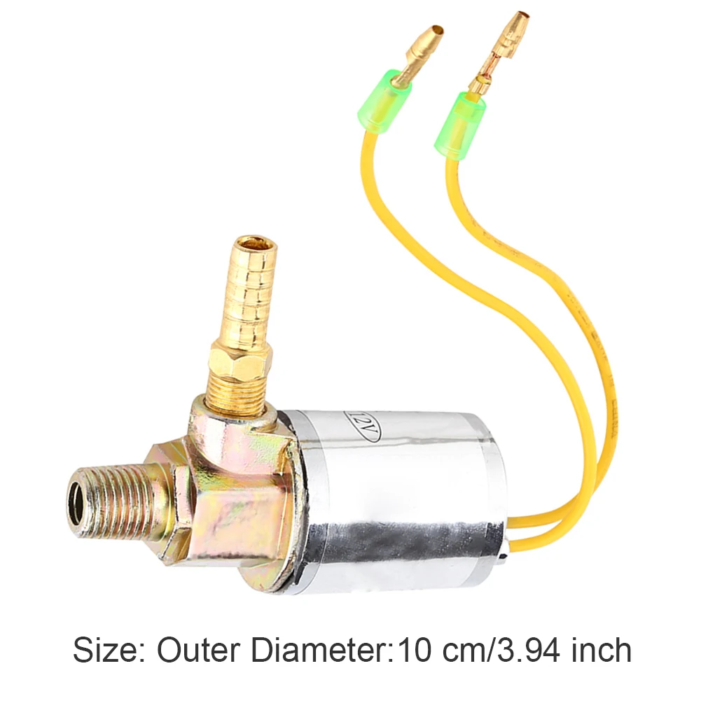 

Electric Solenoid Valve Solenoid 12V Normally Closed Dedicated Valve Silver Electromagnetic Valve For Electric Control Air Horn