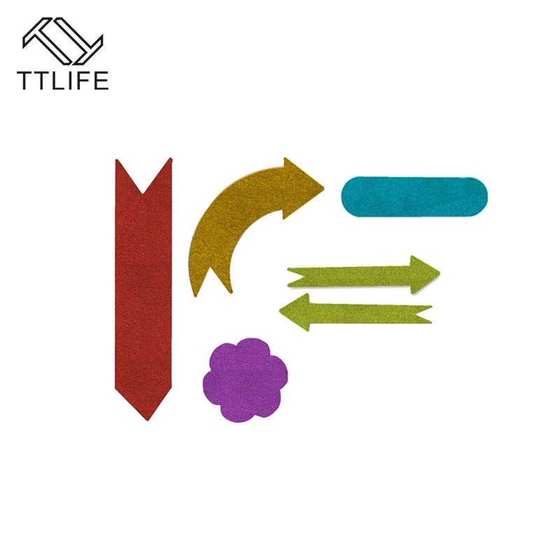 TTLIFE Прошитые стрелы баннер цветок металлические Вырубные штампы для поделок