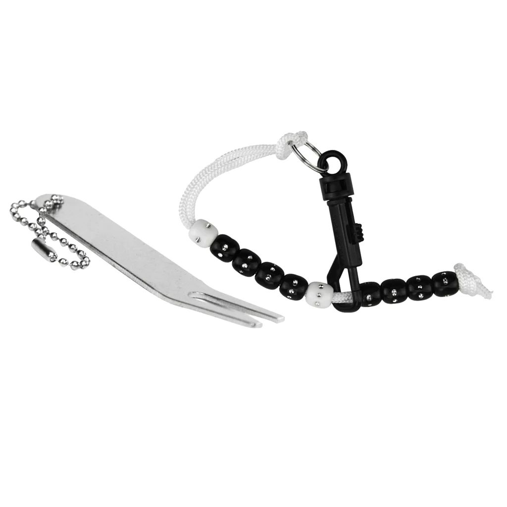 Портативные клюшки для гольфа счетчика хода 32 см &amp Divot инструмент ремонта