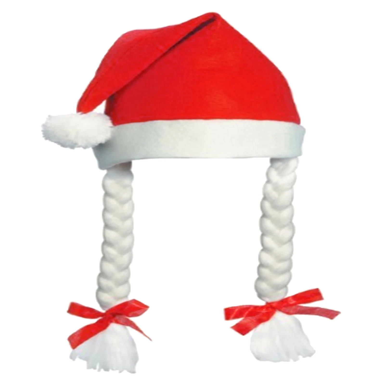 

Новые головные уборы для взрослых на Рождество, искусственное платье для вечеринки, костюм Санта-Клауса, головной убор с оплеткой, Рождеств...