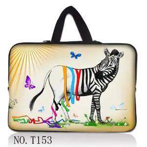 zebra laptop bag for macbook air 13 pro 15 4 sleeve bag for lenovo women laptop bag 13 3 14 15 15 6 17 3 inch men waterproof free global shipping