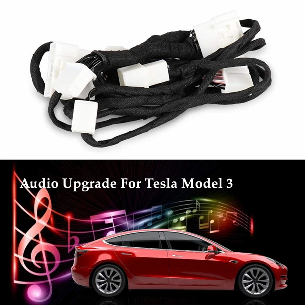 

Подходит для Tesla Model3 2020 аудио активация обновленный бас динамик модификация линии разблокировки 8 литров 14