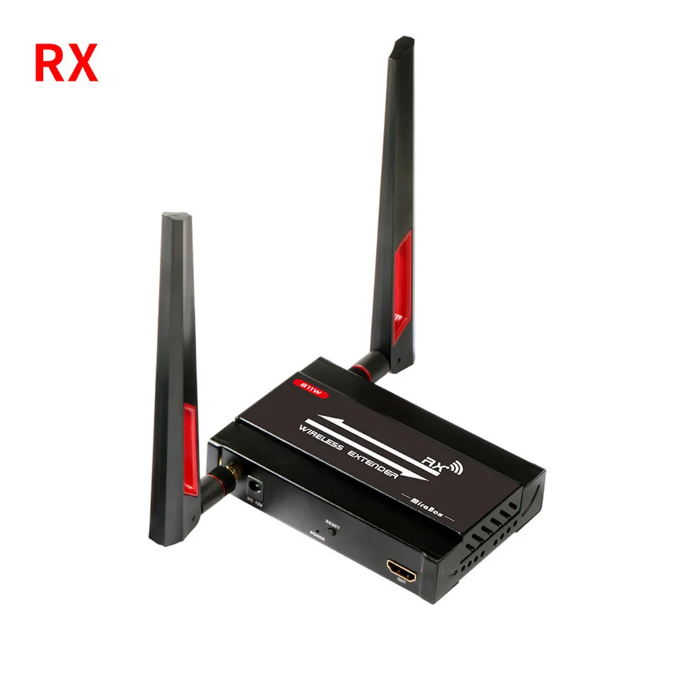MiraBox 1080P беспроводной HDMI удлинитель 200 м передатчик приемник с поддержкой петли и