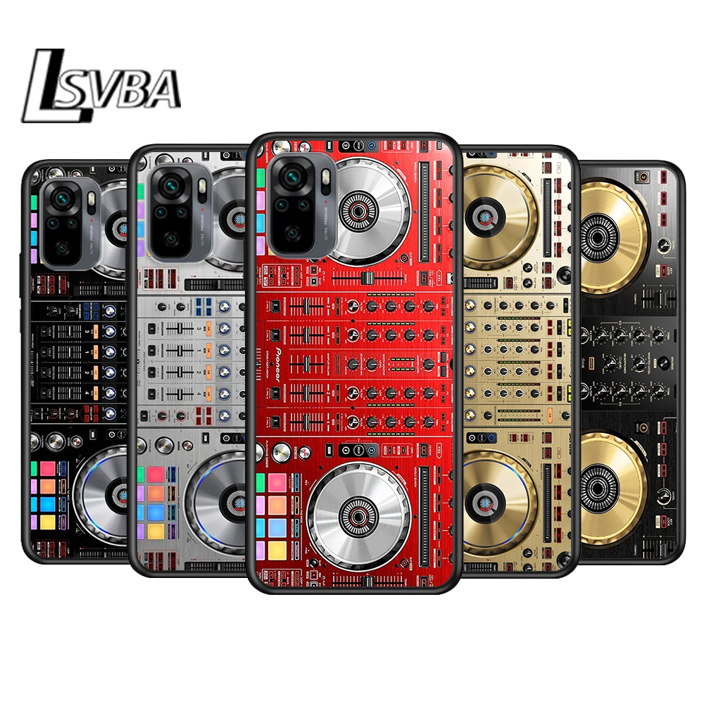 

DJ Music Retro for Xiaomi Redmi Note 10 10S 9 9T 9S 9Pro Max 8T 8Pro 8 7 6 5 Pro 5A 4X 4 Soft Black Phone Case