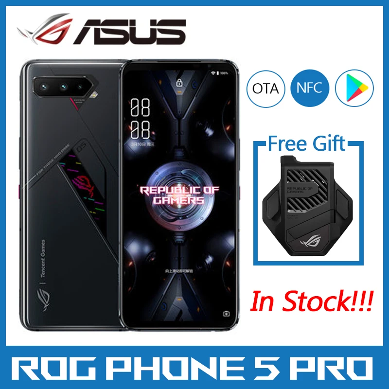 Смартфон Asus ROG Phone 5 Pro телефон с глобальной прошивкой 16 ГБ 512 дисплей 144 Гц Snapdragon 888