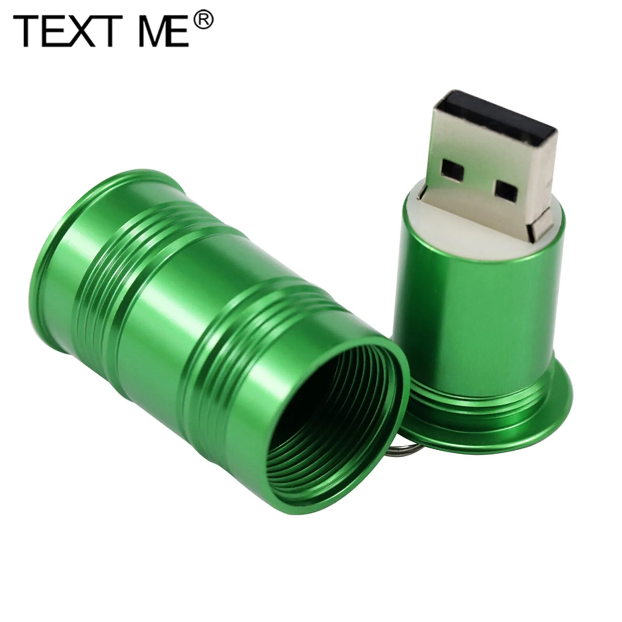 

TEXT ME Fashion Oil Drum Model USB 2.0 4GB 8GB 16GB 32GB 64GB Pen Drive USB Flash Drive Creative Pendrive