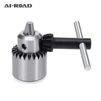 ai road drill chuck adapter convert clamping 0 3 4mm taper mounted drill chuck with chuck key micro motor power tool accessories