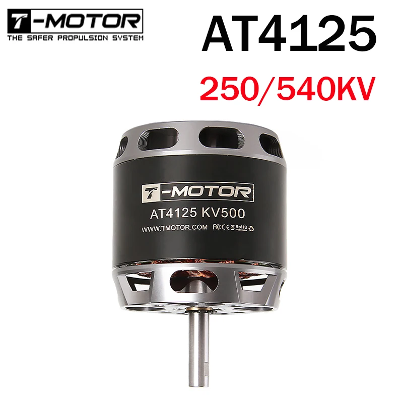 T MOTOR AT4125 250KV 540KV с длинным валом тяжелые подъемные моторы для дрона модель