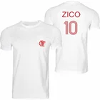 Футболка ZICO Бразилия FLA Мужская GO UDINESE FOOTBALLER LEGEND CAMISETA SOCCERER Касима мужские футболки топы футболки