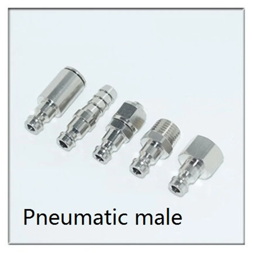 1 шт. встроенный пневматический быстроразъемный штекер из чистой меди модель 1/8 1/4