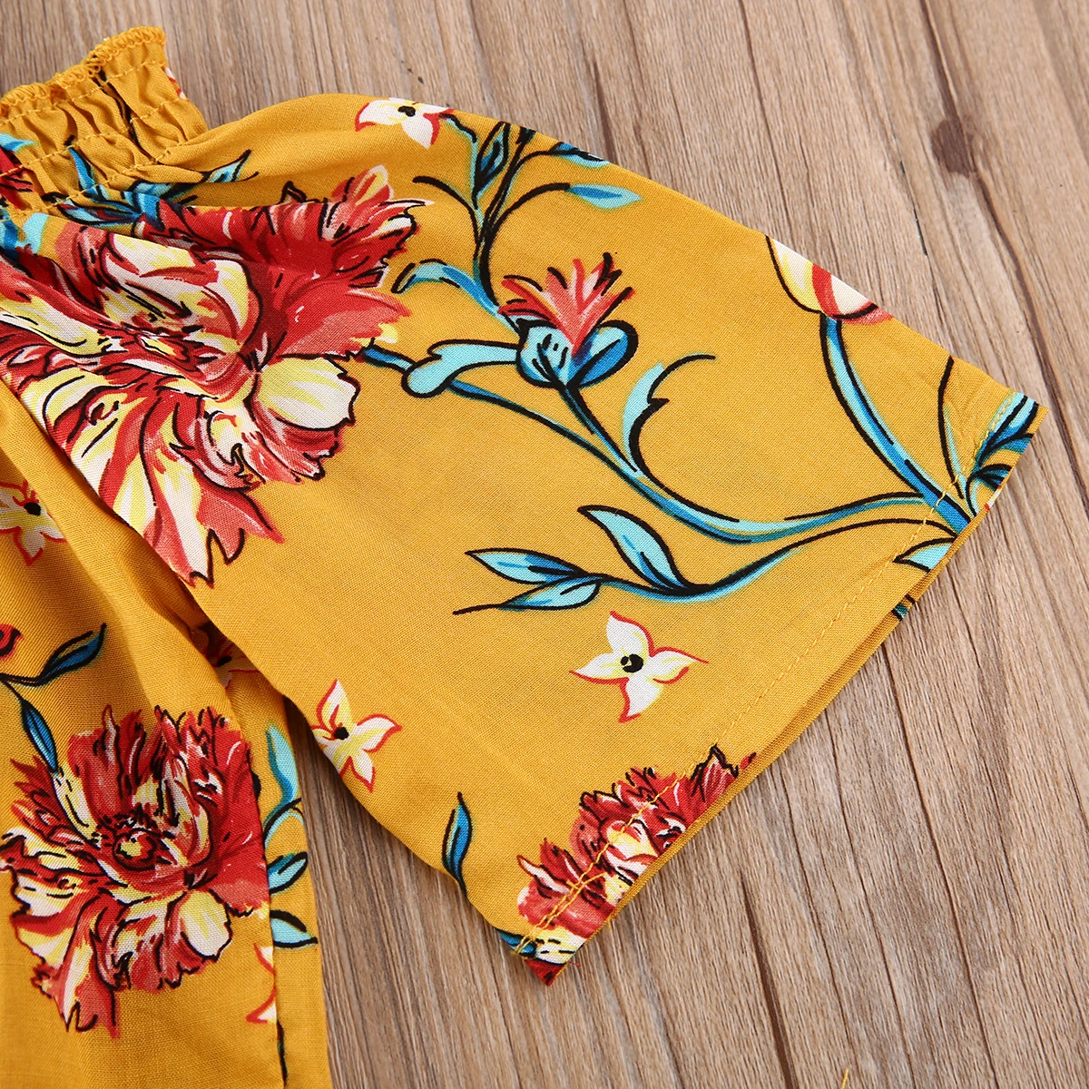 Новинка одежда с открытыми плечами для детей от 1 до 6 лет футболка маленьких