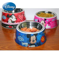 disney mickey mouse new cartoon mickey mouse stainless steel single bowl dog bowl cat bowl pet bowl pet supplies non slip