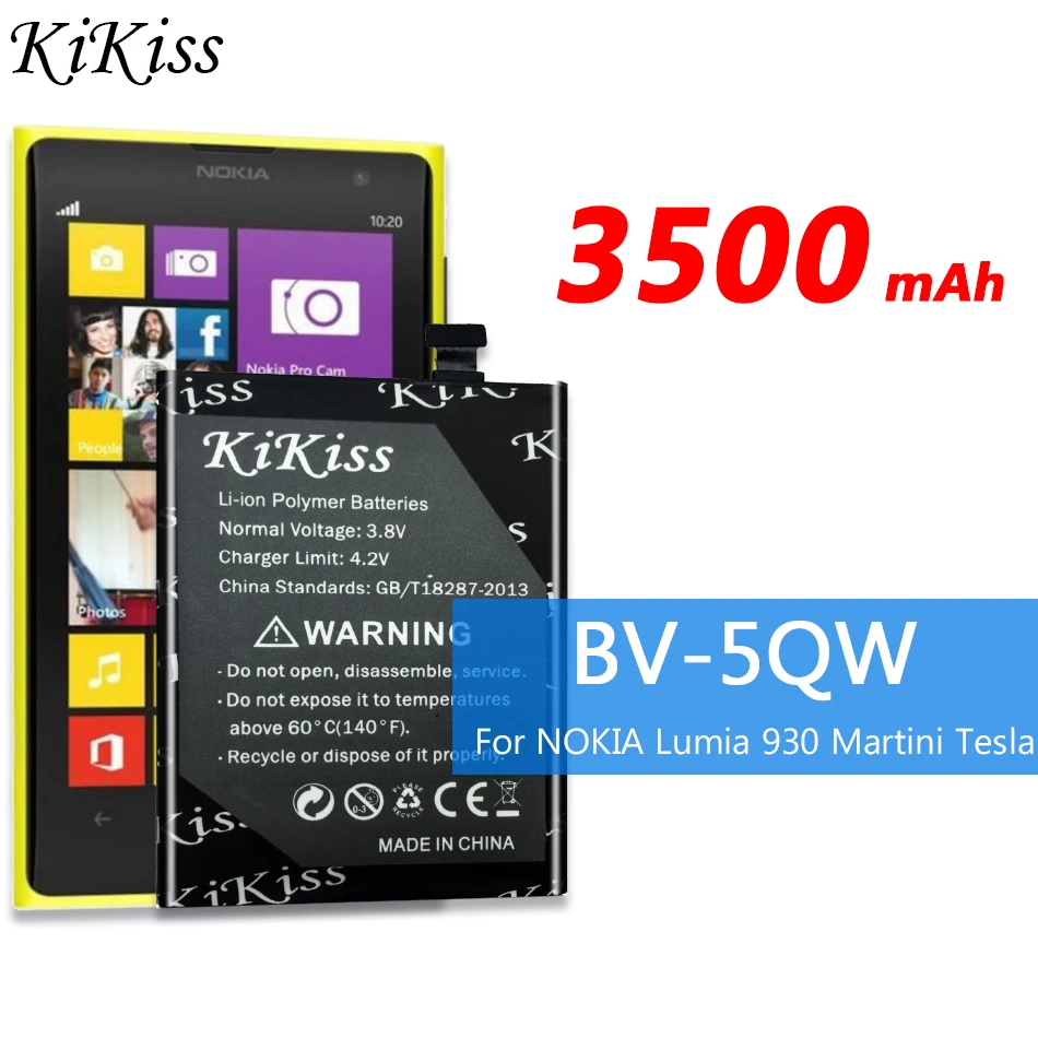 Аккумулятор большой мощности 3500 мАч для Nokia Lumia 930 929 RM927 набор инструментов