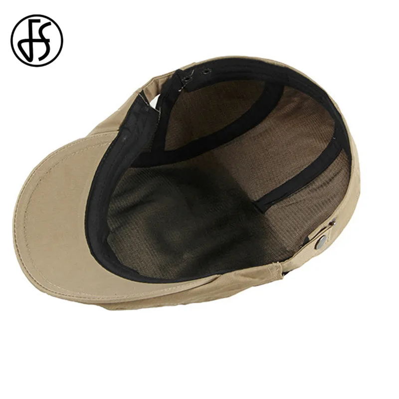 FS весна лето Ретро Мужская кепка ультратонкие дышащие береты для мужчин и женщин