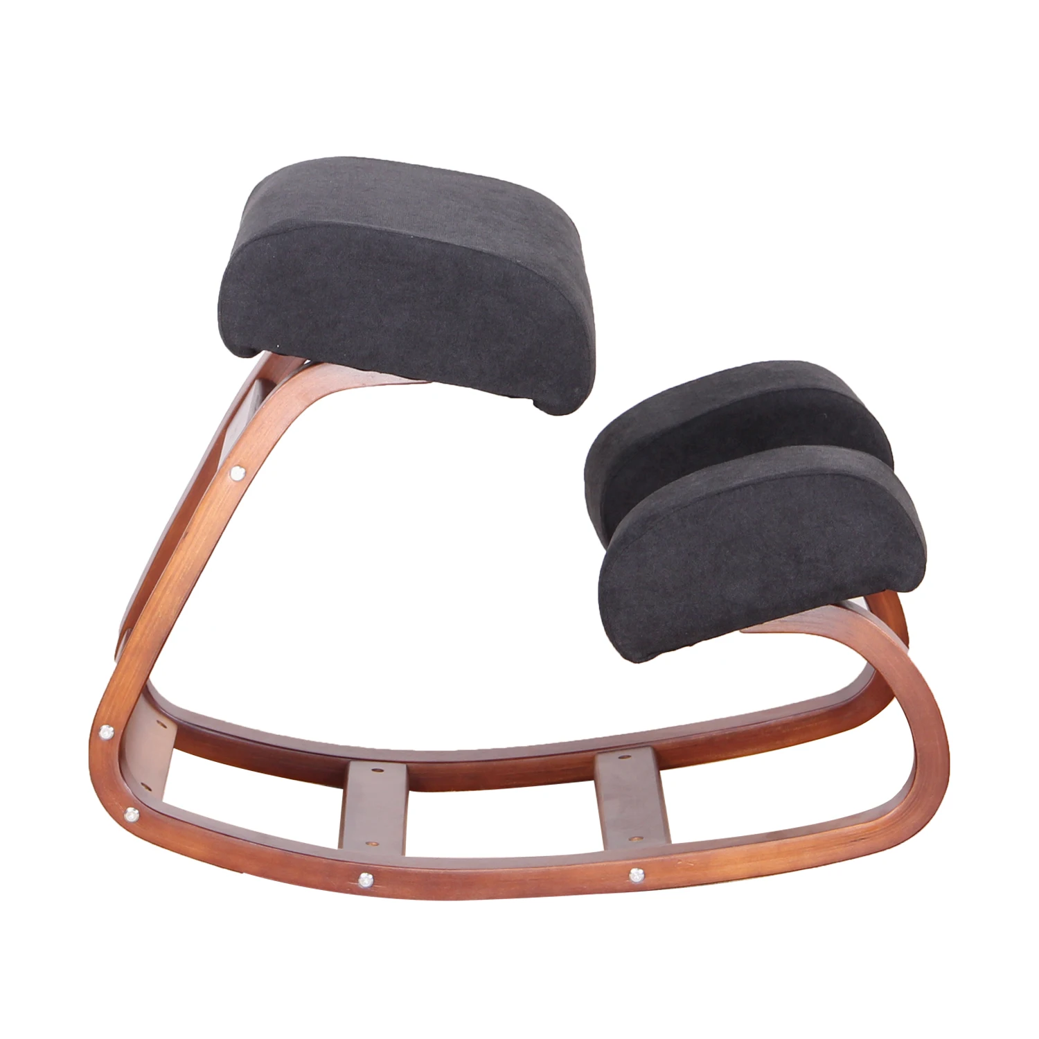 

Ergonomic Reading Chair Posture Improvement Rocking Stool Office Chair Brown