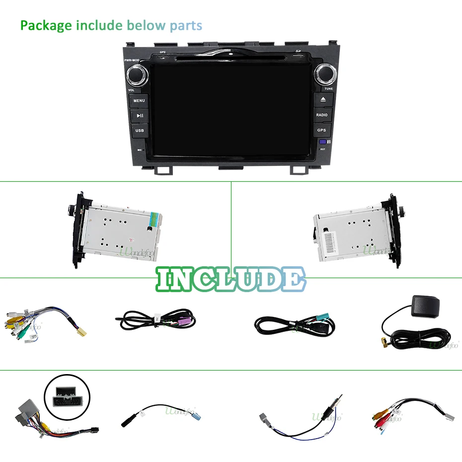 8 ядерный 4G 64G 2 din Android 9,0 автомобильный dvd мультимедиаплеер gps навигация для Honda CRV C-RV 2006-2011 Автомобильный Радио wifi dvr obd2 dsp
