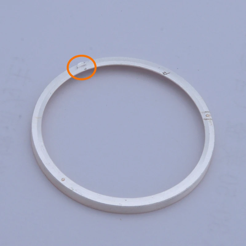

30.8mm SKX007 Chapter Ring fit Seiko SKX009 SRPD SPRE Chapter Ring Brushed Finish Spare parts for watches Men's Watch Case Parts
