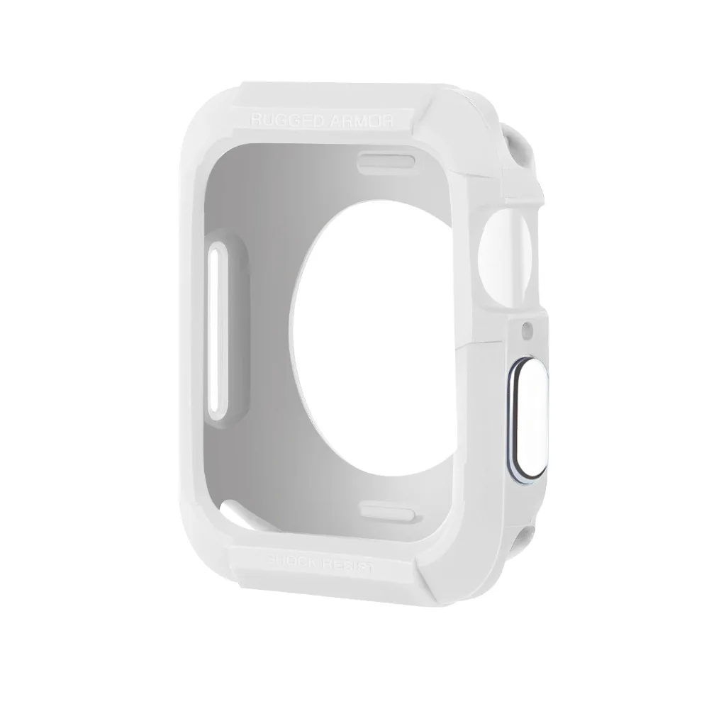 Новинка прочный Чехол 40 мм 44 для часов Apple Watch защитная рамка из ТПУ iWatch 5 4