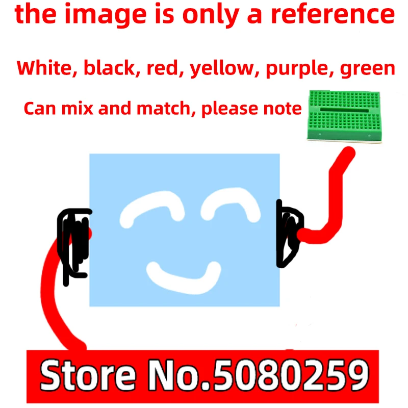 

20PCS SYB-170 Mini Miniature Breadboard Experiment Board Circuit Board Hole Board 35x47mm Color