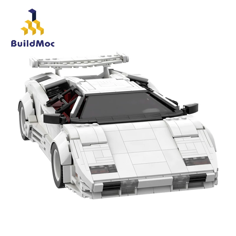 BuildMoc технический автомобиль MOC скорость чемпионов город гонщиков суперкар Супер