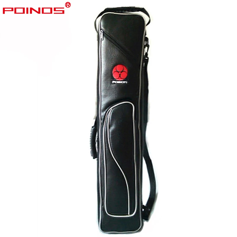 POINOS Soft Billiard Pool Cue Case Bag 3 Butts 5 Shafts Billiard Accessories