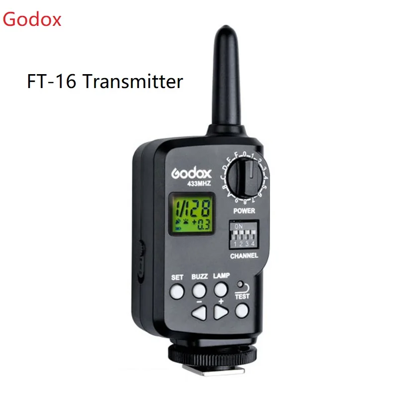 16-канальный беспроводной контроллер питания Godox FT-16 триггерный передатчик для