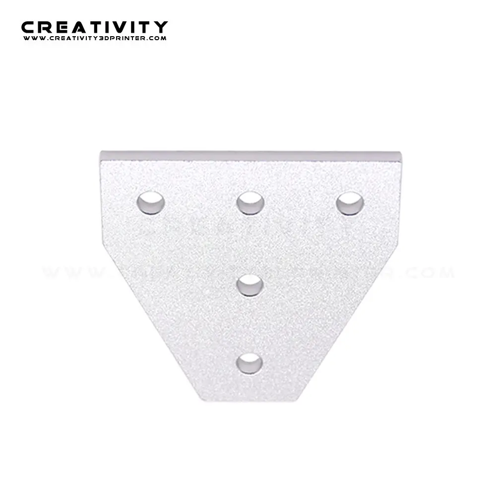 2 шт./лот 5 отверстий черная/Серебряная пластина для соединения угловой кронштейн