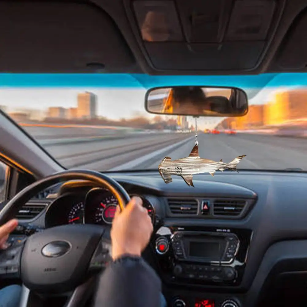 2D милый автомобильный аксессуар подвеска в виде рыбы акулы Кита стандартный