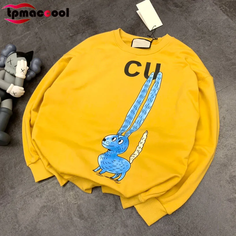 

high end anime hoodie animal Print branded Long Sleeve 2021 fall sweatshirt women cotton clothes for teens hoodies S-XL