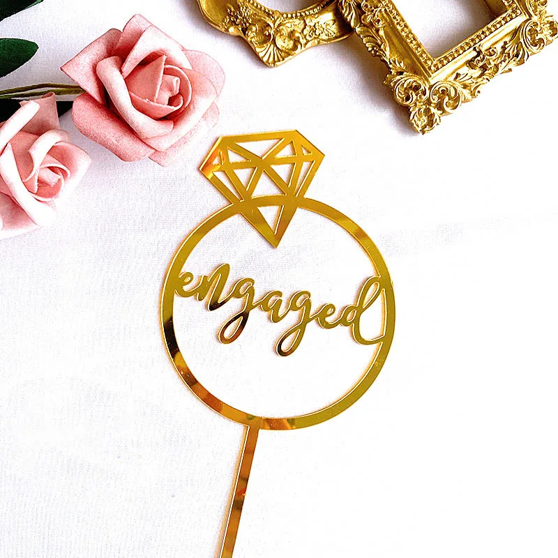 

Ins Новый Mr & Mrs свадебный торт Топпер невесты быть акриловый Кекс Топпер для свадебного душа Свадебные украшения для торта для вечеринки