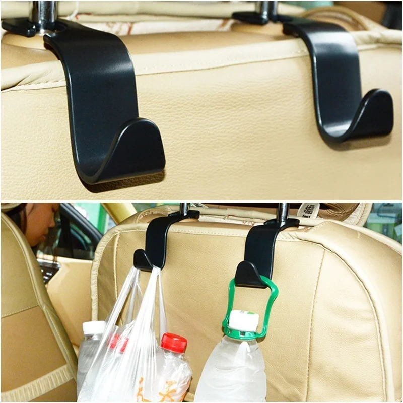 2 шт. автомобильные крючки спинки сиденья органайзер Универсальное крепление на