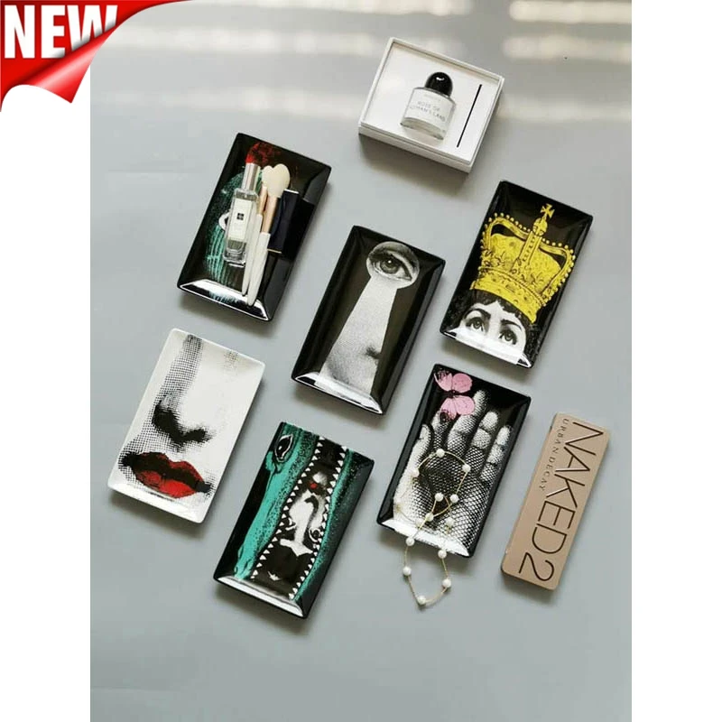 Керамика пластины коробка для хранения ювелирных изделий лоток тарелка фруктов