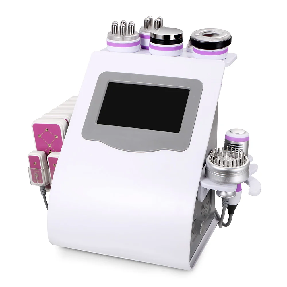 

Effective combination fat removal slimming machine Ultrasonic Cavitation RF LipoLaser 9 in 1 anti-cellulite remove double chins