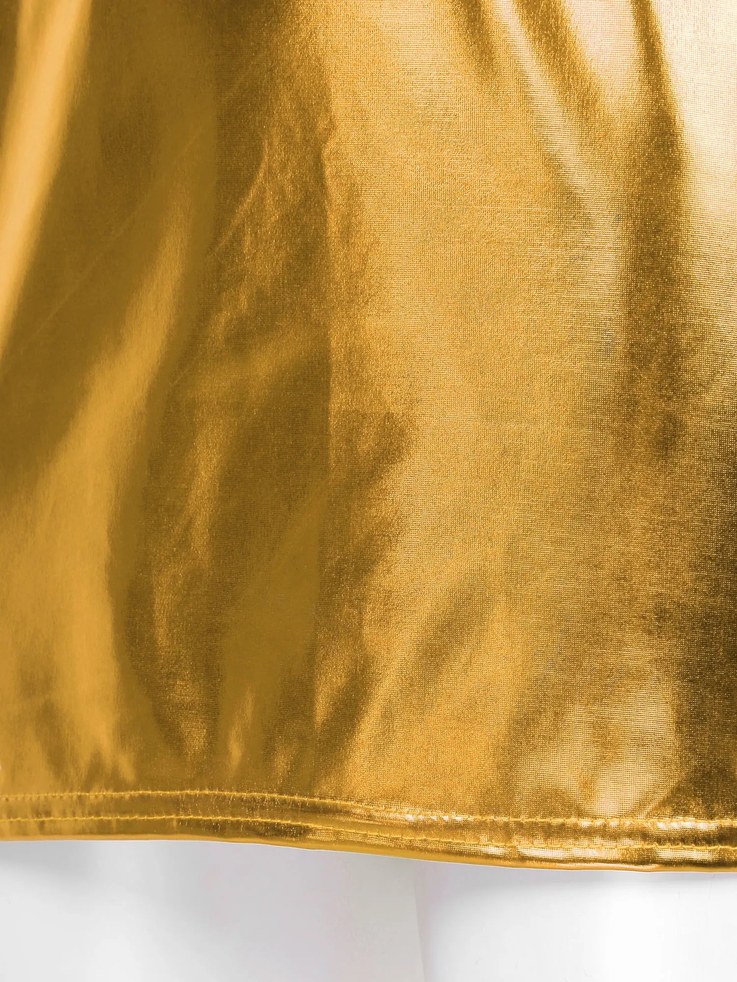 

Womens Metallic Leather Dress Lace-up Hollow Out Backless Bodycon Lingerie Sexy Dresses for Cocktail Party Clubwear Costumes