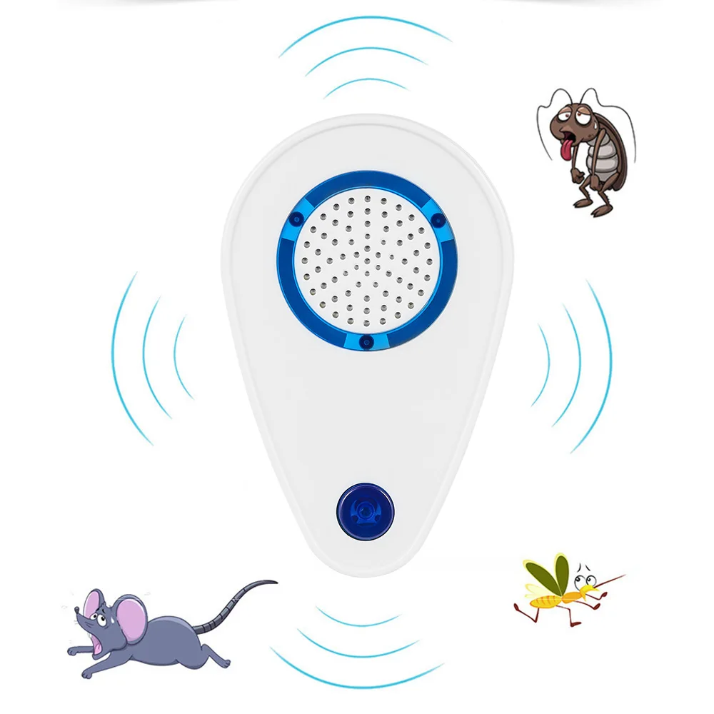 

Ultrasonic Mosquito Repeller Electronic Mosquito Killer Ultrasonic Insect Repellent Mouse Anti Rodent Bug Killer for Spider