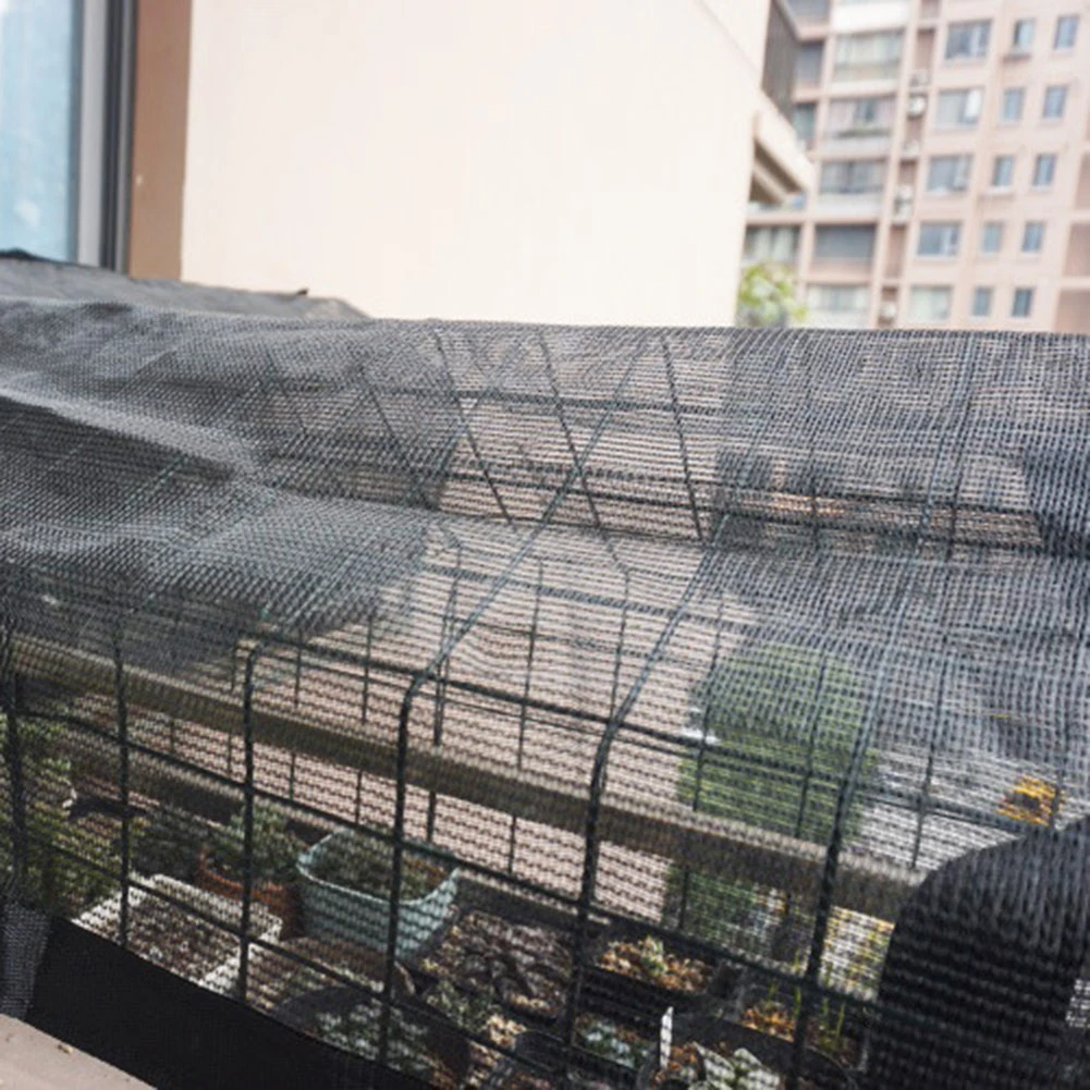

Black Sunshade Sail Clear Rain Tarp Balcony Succulent Plants Shelter Home Garden Canopy Sun Rain Block for Flowers