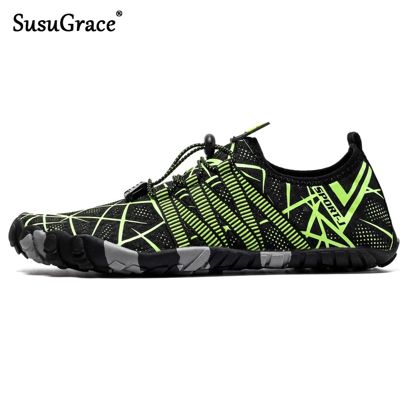 

SusuGrace, мужские босоножки с пятью пальцами, летняя обувь для воды для мужчин, уличная легкая мужская обувь для воды, спортивные кроссовки для ...