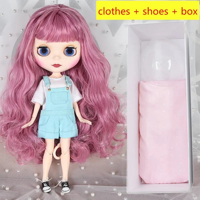 Кукла Blyth 1/6 BJD 30 см 7 суставов/19 суставов с белым телом одеждой обувью и коробкой