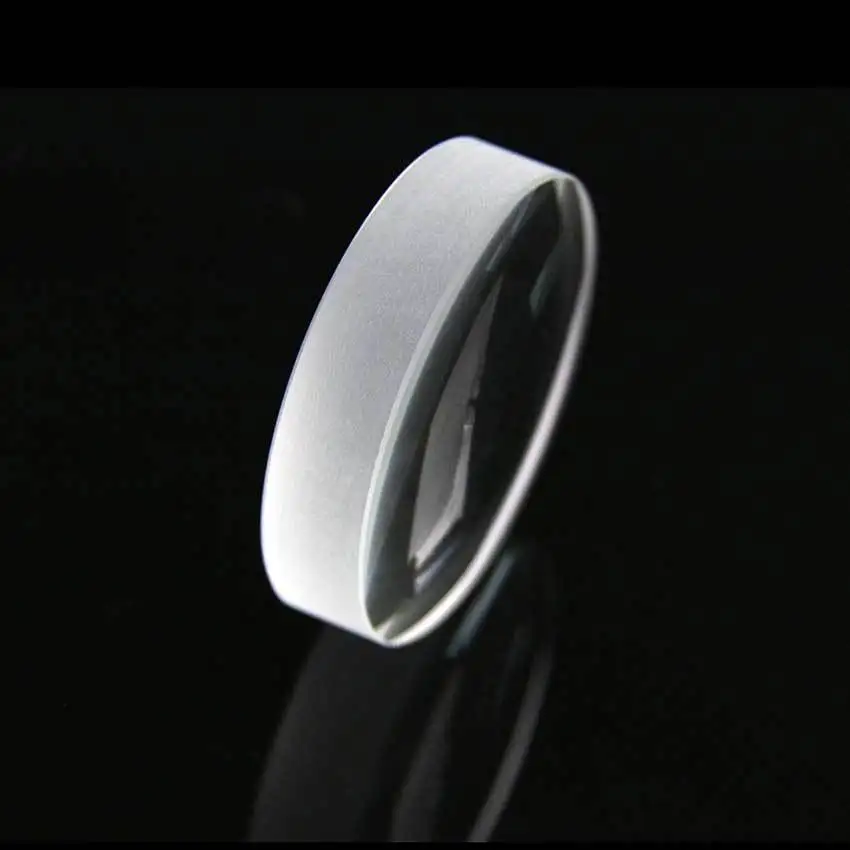 Оптическая линза с фокусировкой диаметр 30 мм фокусное расстояние 118 радиус