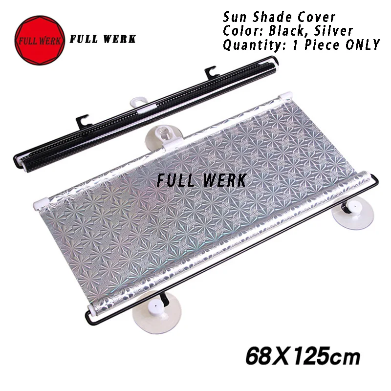 1 шт. экран на переднее окно автомобиля 125x68 см Солнцезащитный чехол