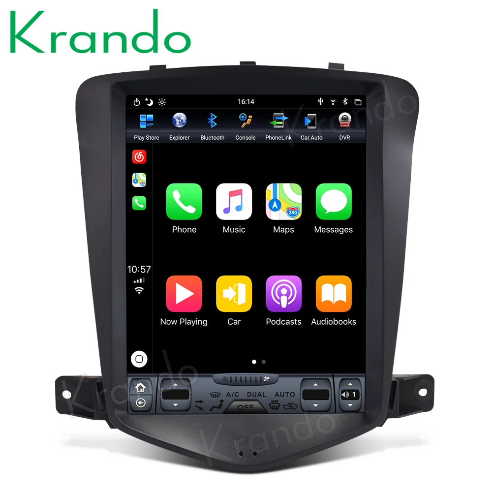 Krando Android 9 0 7 &quotТесла вертикальный экран автомобильный dvd gps аудио Радио система