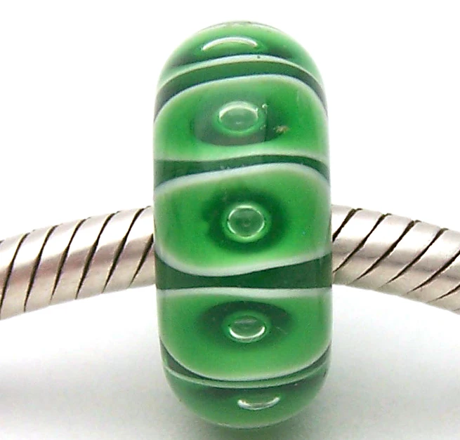 

PJG1723 100% S925 Sterling Silver Beads Murano Glass beads Fit European Charms Bracelet charms diy jewelry Lampwork GlassBeads