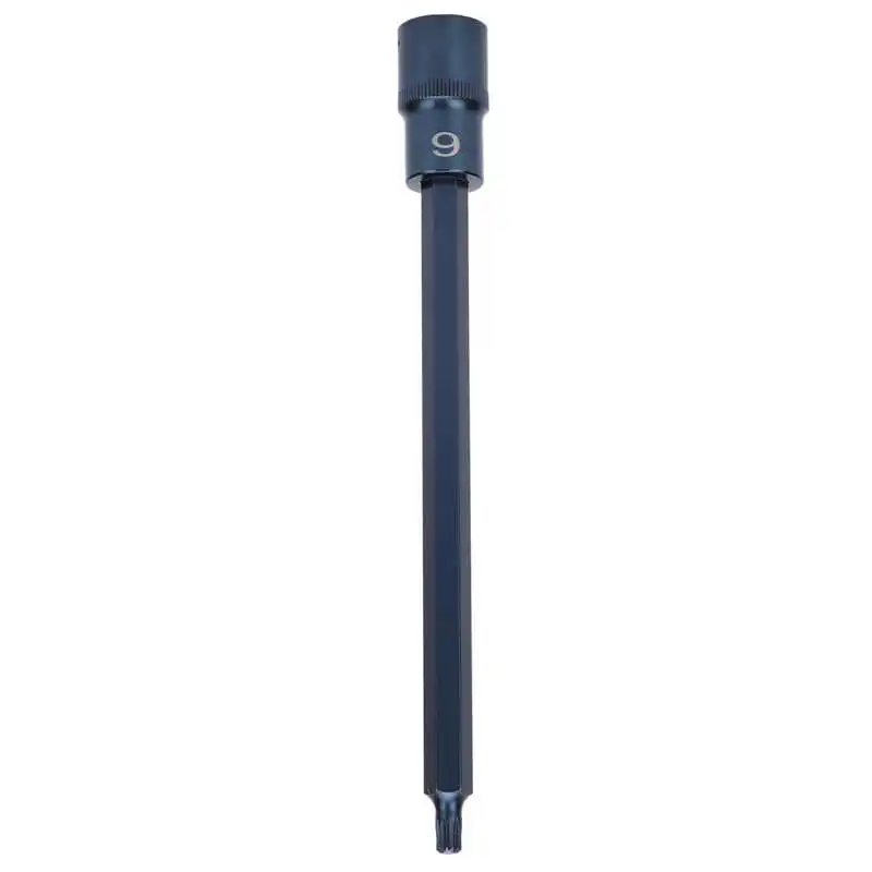 Socket Bit 12 Point S2 Alloy Steel Blueing Quick Wrench Screwdriver Accessories 1/2x200xM6