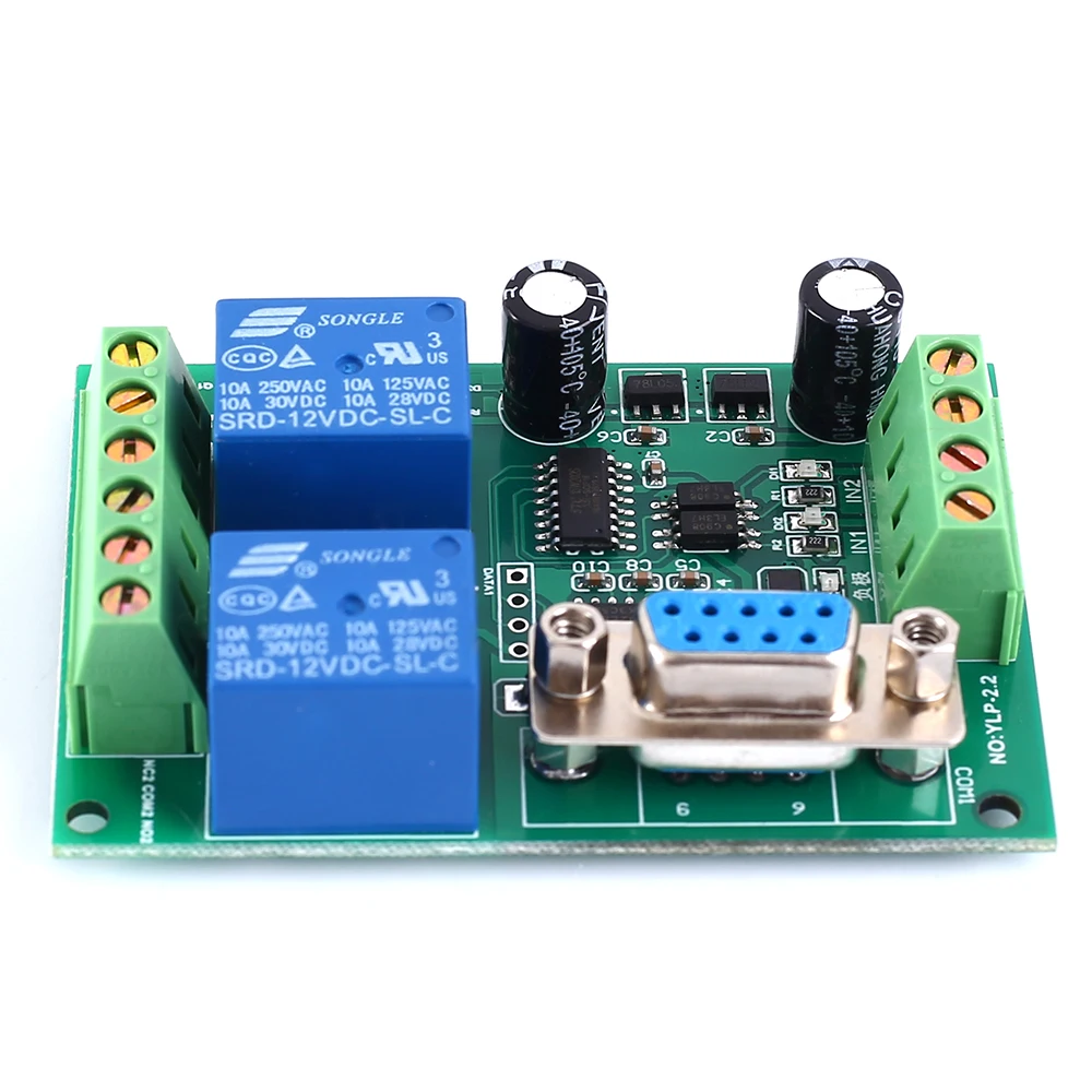 Релейный модуль дистанционного управления UART RS232 переключения постоянного тока