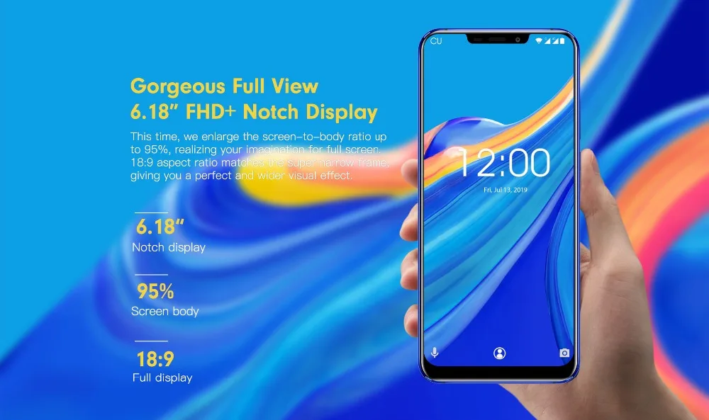 OUKITEL U23 6,1" Нотч Дисплей Android 8,1 мобильный телефон MTK6763T Helio P23 Восьмиядерный 6G 64G Беспроводной зарядки Face ID смартфон